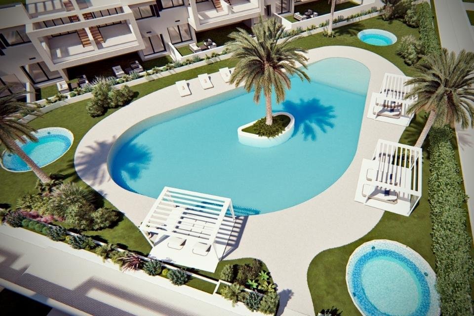  In der charmanten Stadt Torrevieja gelegen, bietet dieser Wohnkomplex eine Vielzahl von Wohnmöglichkeiten, die unterschiedlichen Bedürfnissen gerecht