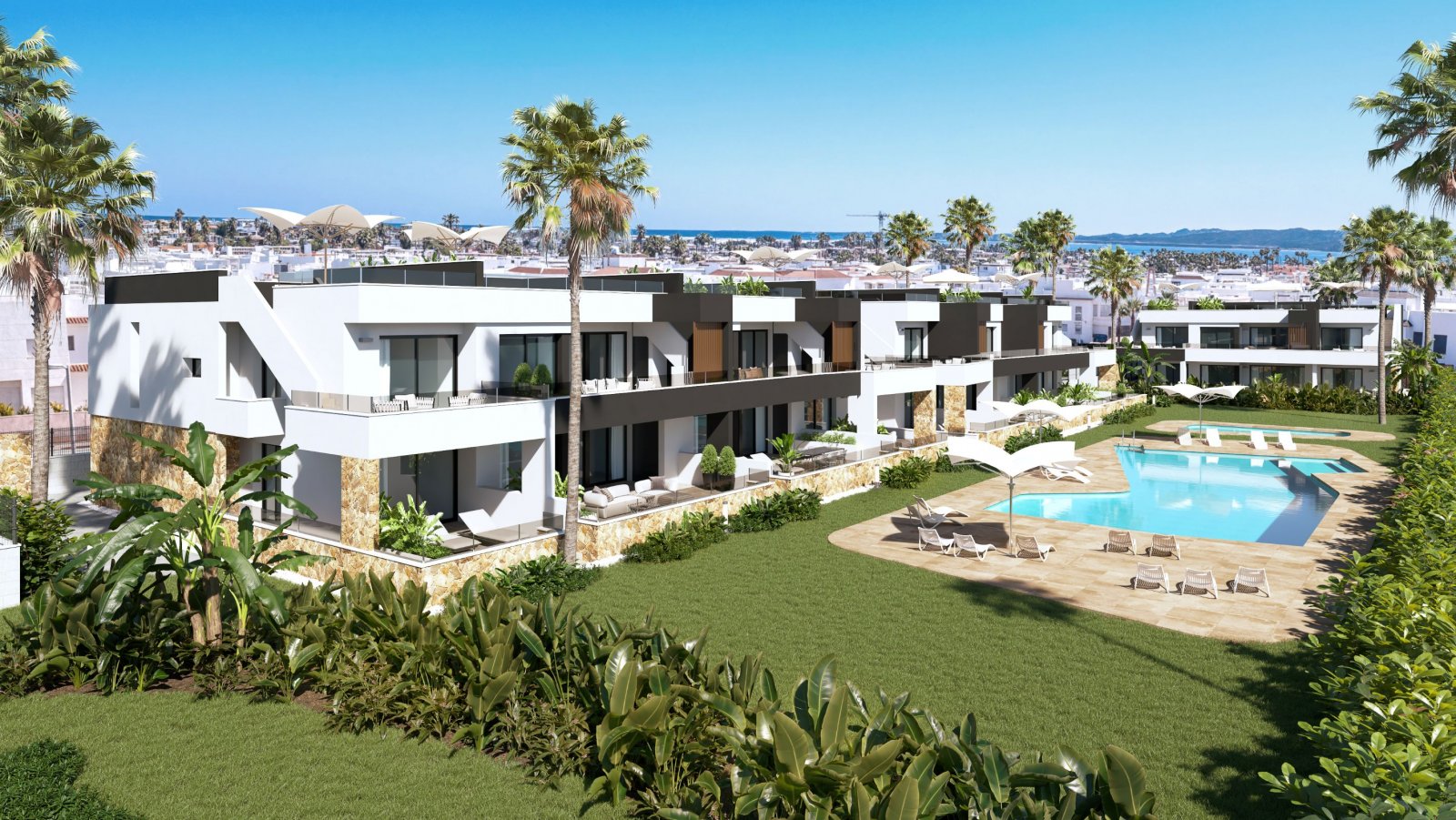 In der charmanten Ciudad Quesada gelegen, bietet diese Wohnanlage eine Auswahl von 28 Bungalows, die für diejenigen entworfen wurden, die ein Gleichg