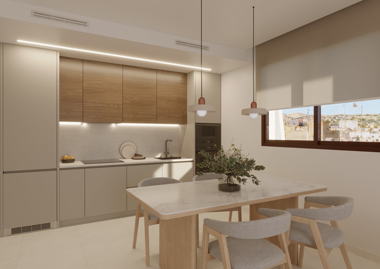 In der charmanten Stadt Santa Pola gelegen, bietet diese exklusive Wohnanlage eine Auswahl von 14 Wohnungen, darunter Apartments, Erdgeschosse und Pe