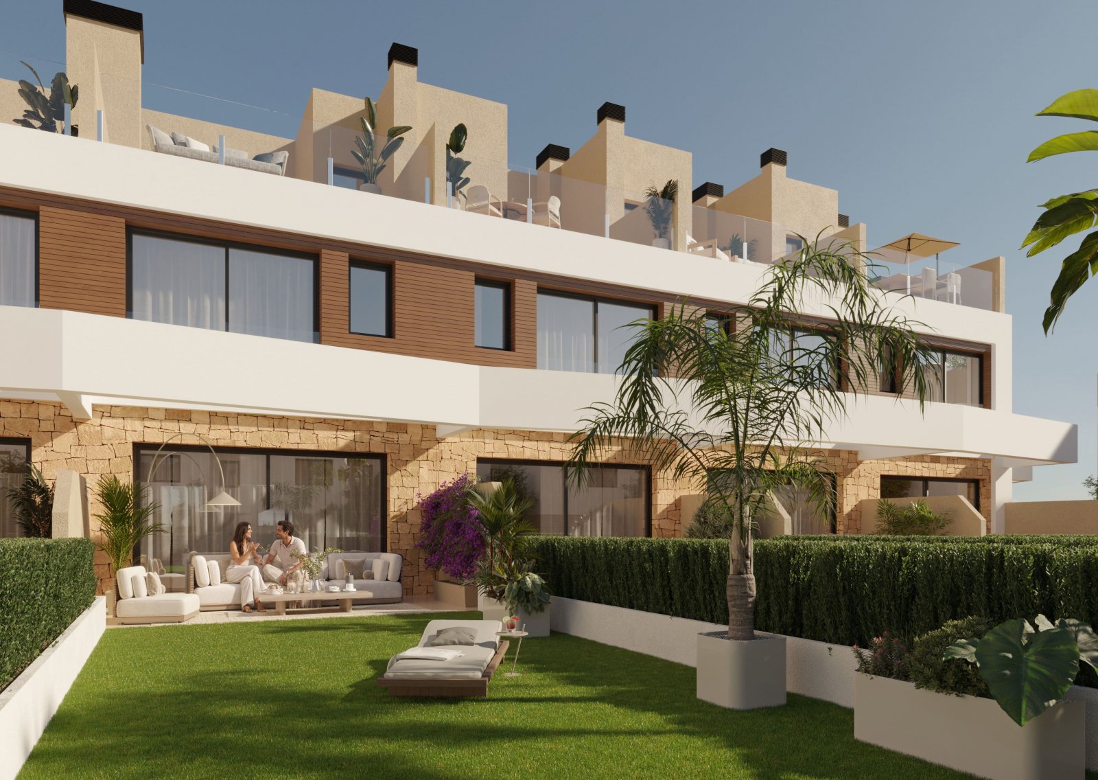 In der privilegierten Gegend von El Campello gelegen, bietet dieses Reihenhaus ein einzigartiges Wohnerlebnis in erster Meereslinie. Mit beeindrucken