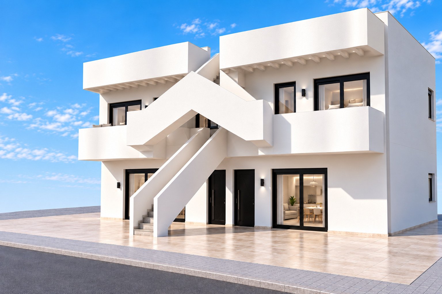 Im charmanten Ort San Pedro del Pinatar gelegen, bieten diese exklusiven Bungalows eine einzigartige Gelegenheit, das Leben an der Costa Cálida zu ge