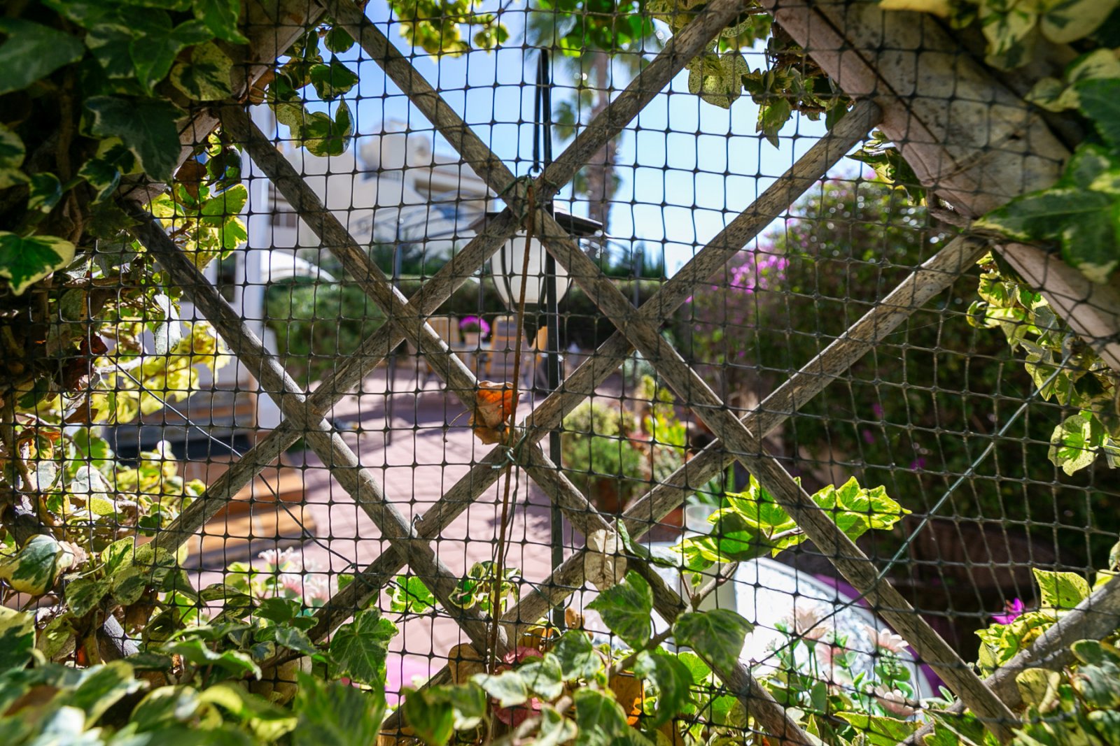 Entdecken Sie diesen charmanten Bungalow im Erdgeschoss, gelegen in einer der schönsten und charaktervollsten Wohnanlagen in Playa Flamenca. Eine typ
