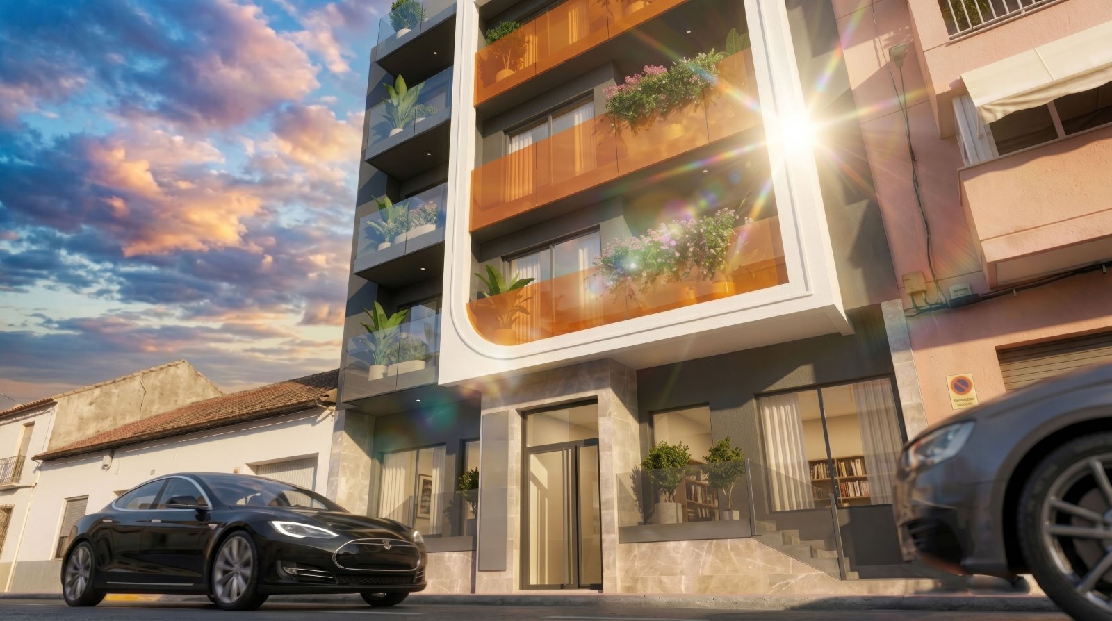 In der charmanten Stadt Guardamar del Segura gelegen, bietet diese exklusive Wohnanlage eine Auswahl an Wohnungen, Erdgeschossen und Penthäusern. Mit