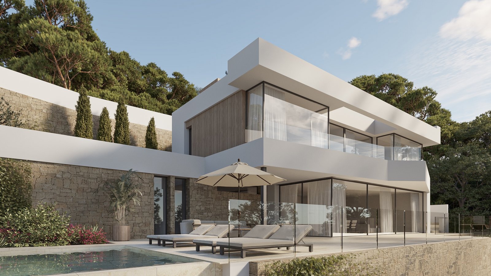 Calpe:  In der charmanten Stadt Calpe gelegen, bietet diese exklusive Villa ein unvergleichliches Wohnerlebnis. Mit einem modernen und eleganten architektoni 