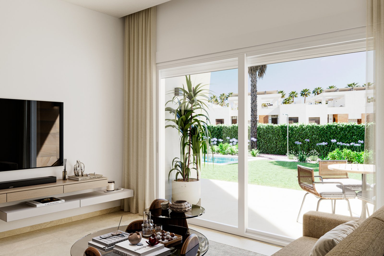 In der prestigeträchtigen Umgebung von La Finca Golf gelegen, bietet dieses Wohnensemble eine exklusive Auswahl von 10 Immobilien, darunter Apartment
