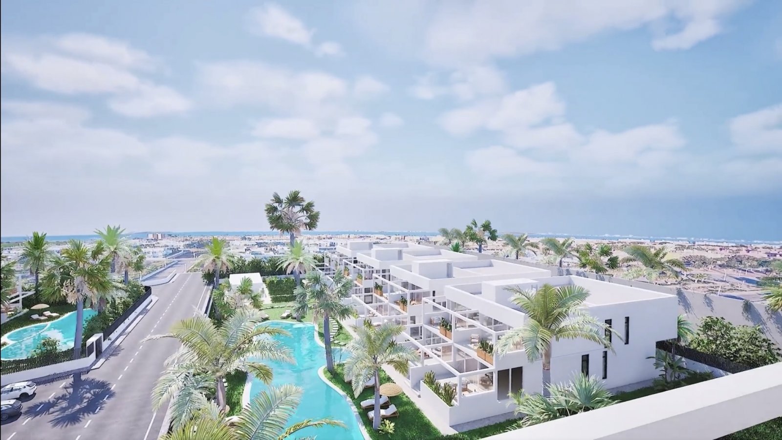 In der charmanten Umgebung von Mar de Cristal gelegen, bietet diese Wohnanlage eine exklusive Auswahl von 16 Bungalows. Für diejenigen, die ein Zuhau