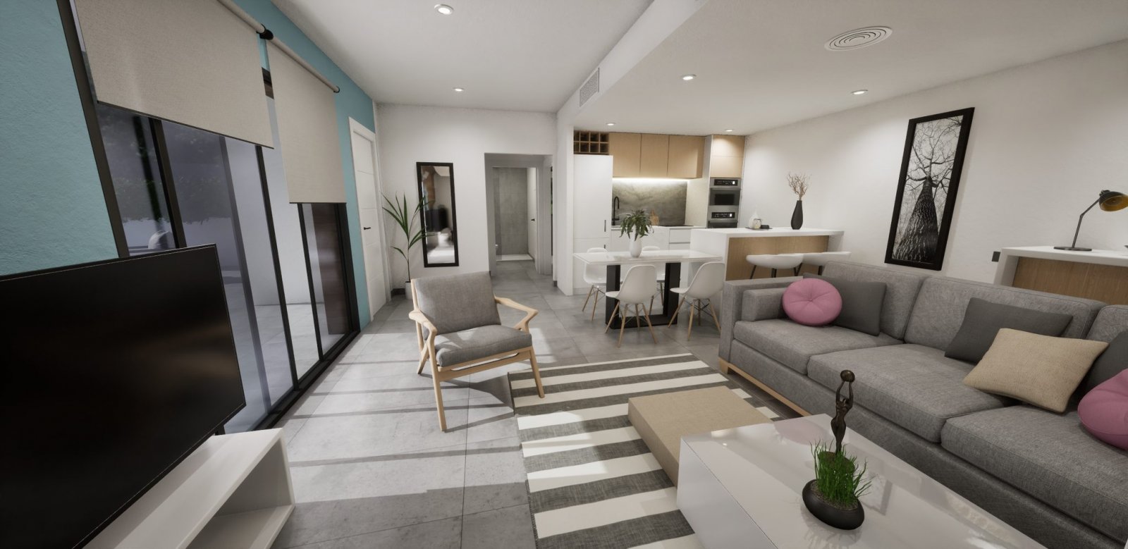  In der charmanten Stadt Torre-Pacheco gelegen, bietet dieses freistehende Chalet eine ideale Umgebung für diejenigen, die Ruhe und Komfort suchen. Mi