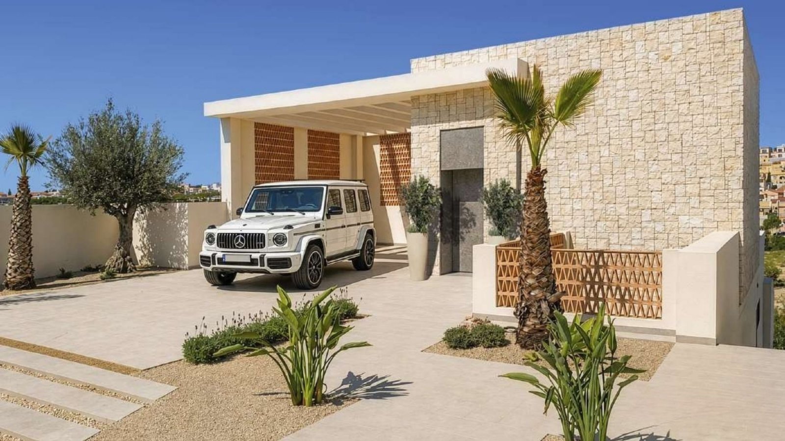  In der charmanten Gegend von La Marina gelegen, bietet diese Villa ein außergewöhnliches Wohnerlebnis. Mit einem modernen und eleganten Design ist di