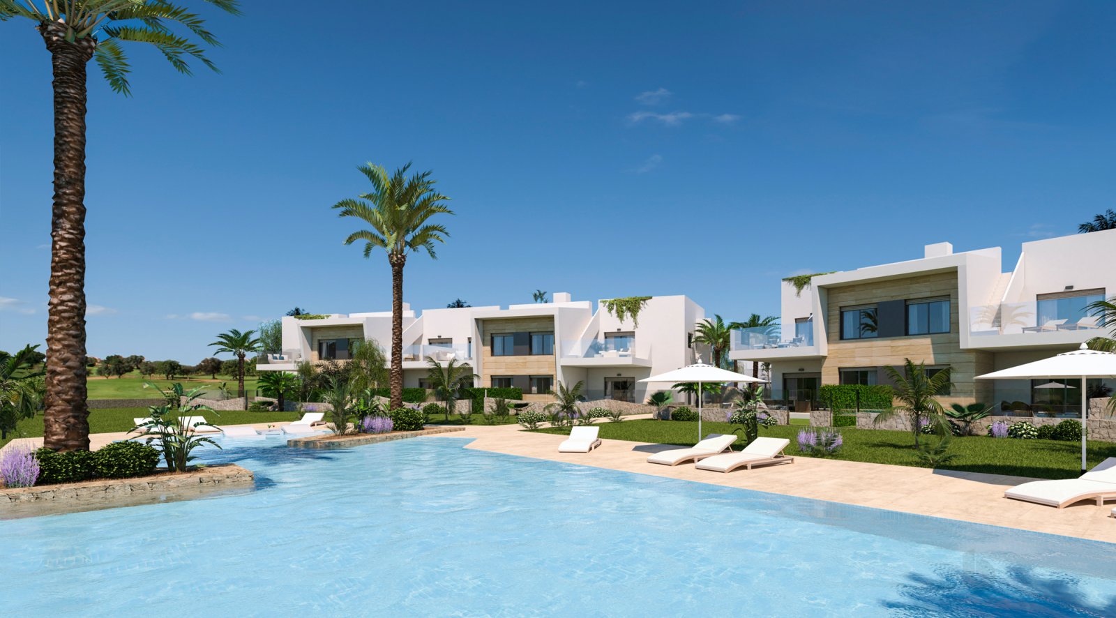 In der prestigeträchtigen Umgebung von Lo Romero Golf gelegen, bietet diese Wohnanlage eine Auswahl an Apartments, Erdgeschossen und Penthäusern. Mit