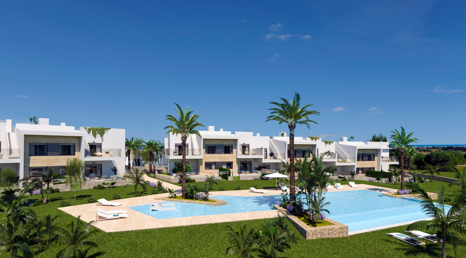 In der prestigeträchtigen Umgebung von Lo Romero Golf gelegen, bietet diese Wohnanlage eine Auswahl an Apartments, Erdgeschossen und Penthäusern. Mit