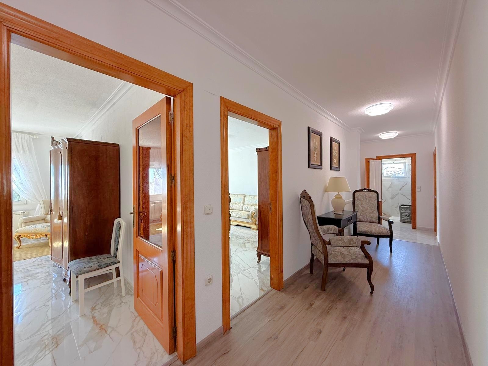 An impressive Mediterranea style villa enjoying a privileged elevated position and perfect orientation for sun close to 3 golf courses, white sand