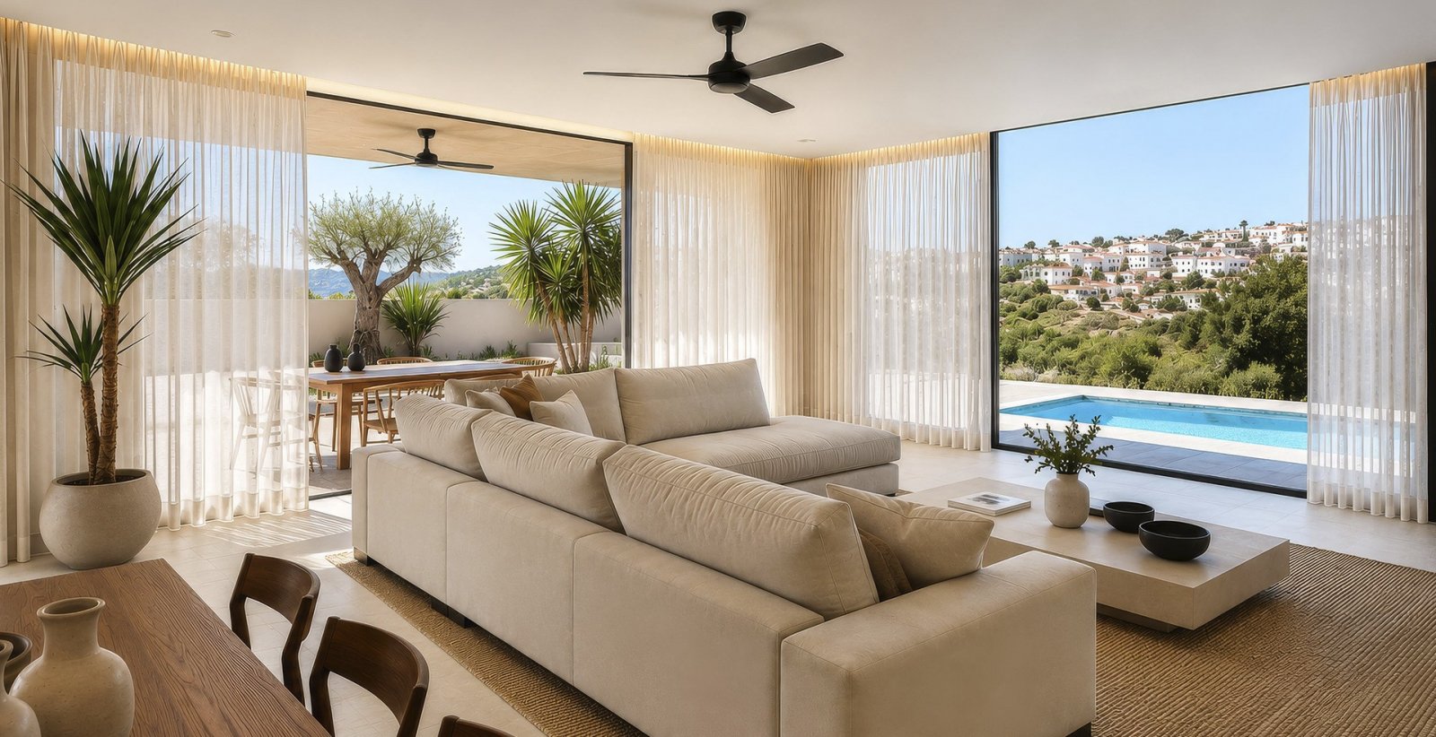 In der charmanten Gegend von La Marina gelegen, bietet diese Villa ein außergewöhnliches Wohnerlebnis. Mit einem modernen und eleganten Design ist di