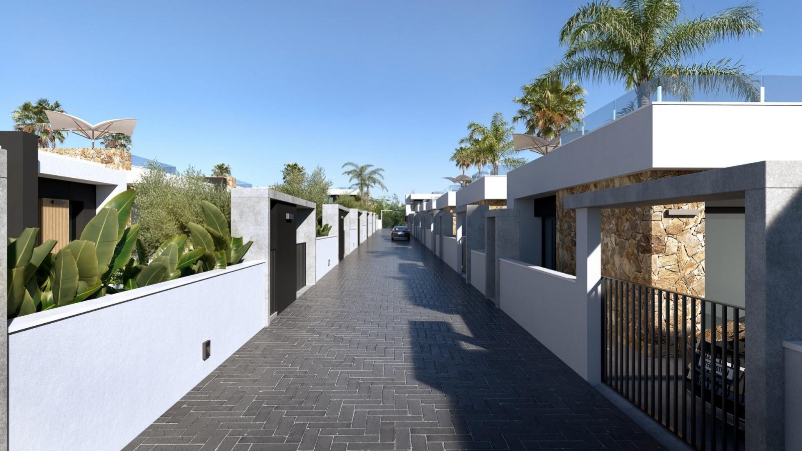  In der prestigeträchtigen Gegend von Ciudad Quesada gelegen, bietet dieses freistehende Chalet ein exklusives Wohnerlebnis. Entworfen für diejenigen,