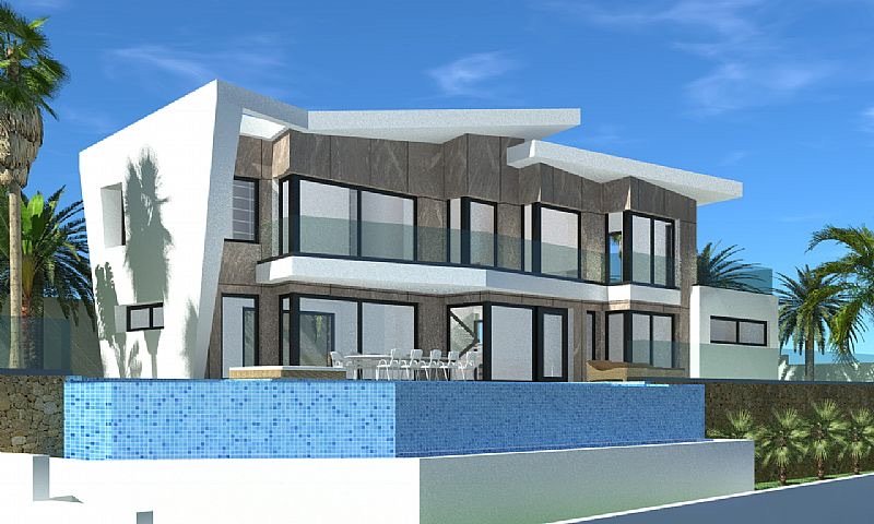 Diese Villa befindet sich in der wunderschönen Stadt Calpe und bietet ein einzigartiges Wohnerlebnis mit Meerblick. Sie wurde für diejenigen entworfe