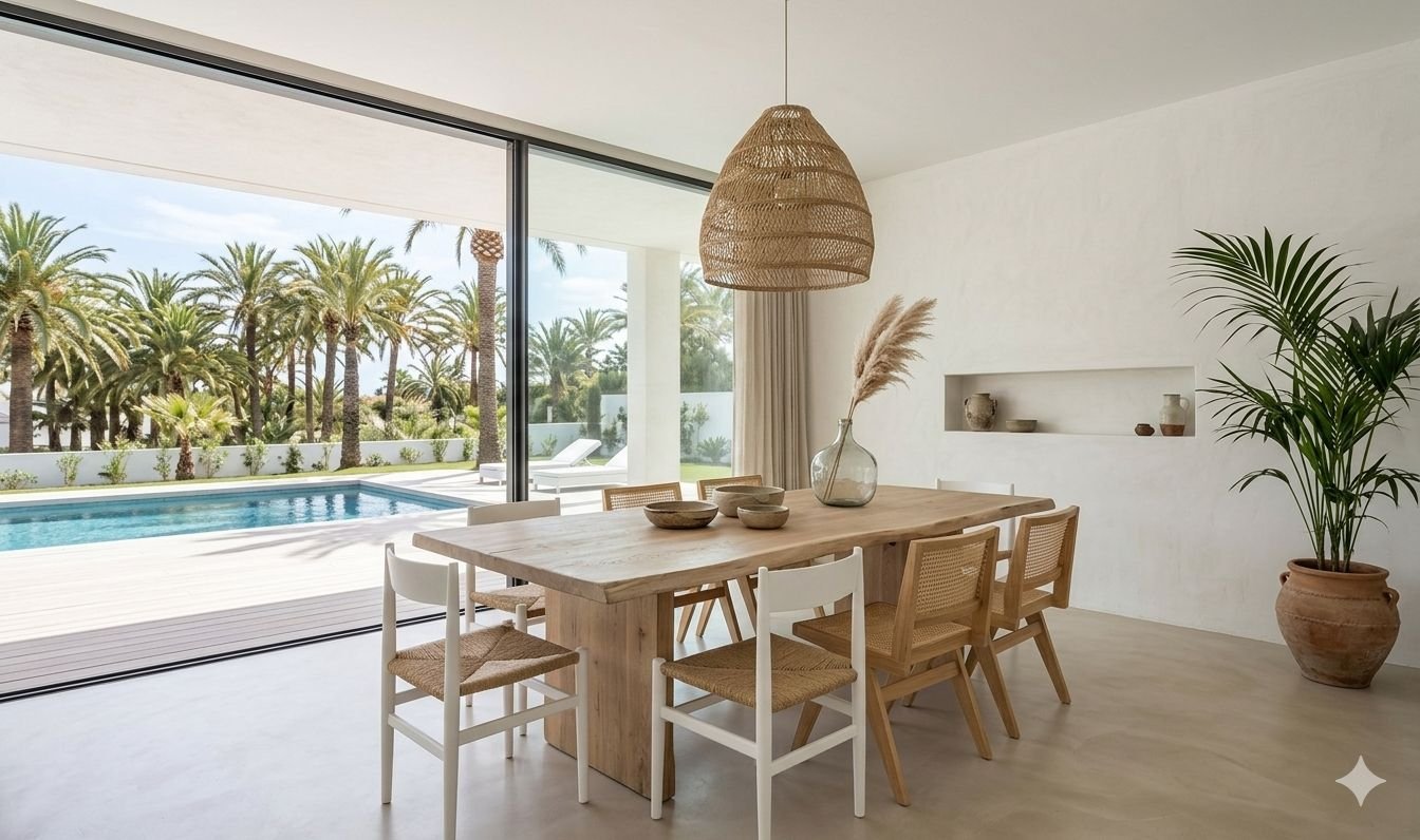 Eine seltene Gelegenheit, ein maßgeschneidertes Luxushaus in einer der begehrtesten Wohngegenden von Sitges zu bauen. Das Grundstück umfasst eine