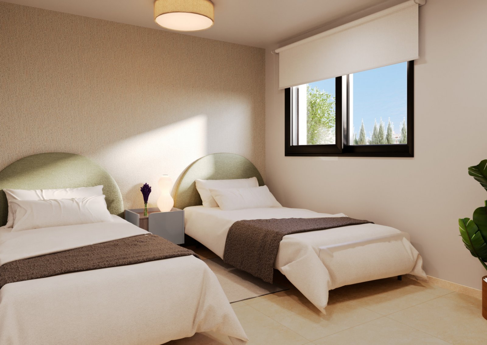  Optionen:
 Erdgeschoss &amp; Dachgeschoss, 2 Schlafzimmer / 1 Bad ab 272.000 €, – 2
 Schlafzimmer / 2 Bäder ab 315.000 € – 3 Schl
