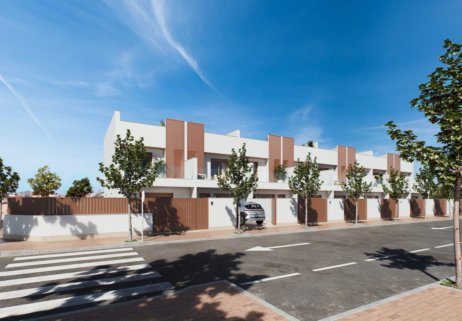 In San Pedro del Pinatar gelegen, bieten diese Reihenhäuser eine ausgezeichnete Option für diejenigen, die ein Zuhause in einer ruhigen und gut angeb