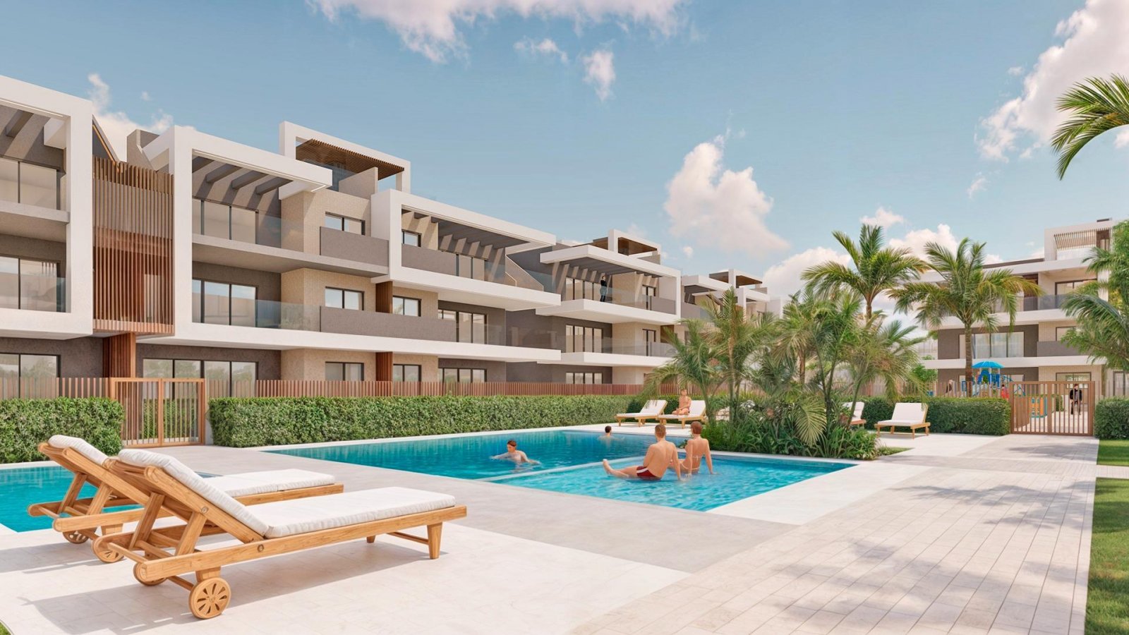 
												Luxuriöse Ferienwohnungen nur 150 m vom Strand Las Higuericas entfernt - Torre de la Horadada

Exklusive neue Wohnanlage mit Mietlizenz
W