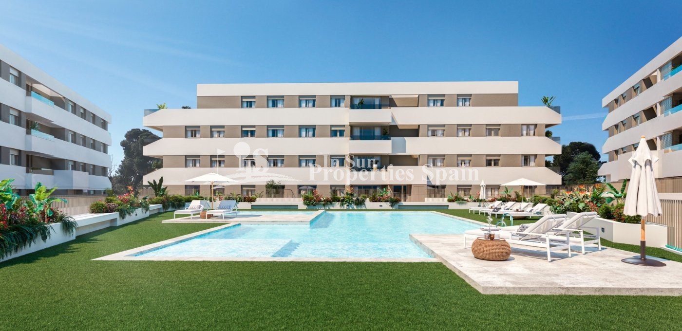 
												NEU GEBAUTE APARTMENTS IN SAN JUAN DE ALICANTE - Wohnanlage mit 82 exklusiven Apartments mit 1, 2, 3 und 4 Schlafzimmern in San Juan. In 
