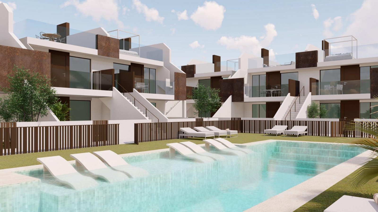 
												NEUBAU EINER WOHNANLAGE MIT BUNGALOWWOHNUNGEN IN PILAR DE LA HORADADA

Neubau einer exklusiven Wohnanlage mit 22 hochwertigen Bungalowwoh