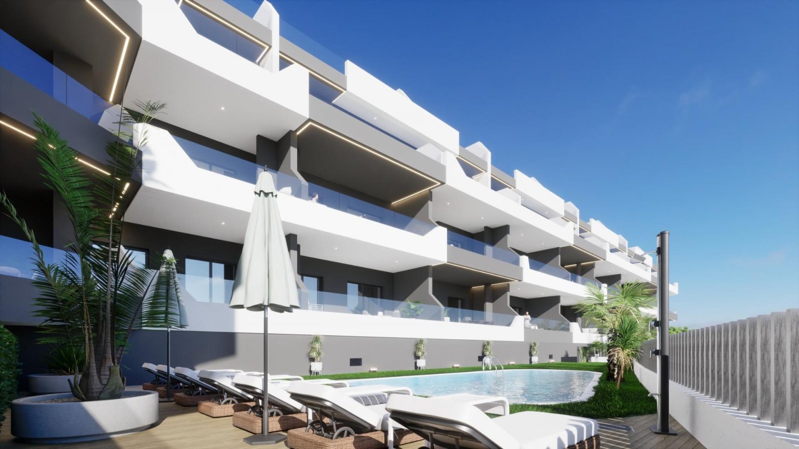 
												NEU GEBAUTE WOHNANLAGE IN BENIJOFAR

Neubau-Wohnanlage in der ruhigen Gegend von Benijofar.

Die Wohnanlage besteht aus 35 Apartments und