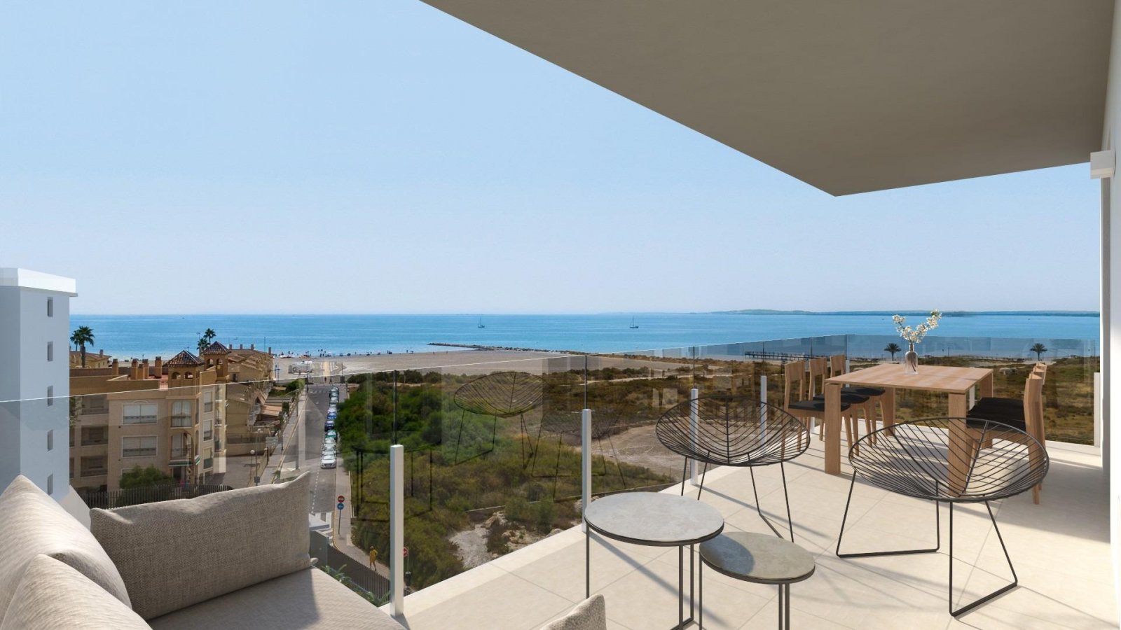 
												NEU GEBAUTE WOHNANLAGE IN SANTA POLA Moderne, geschlossene Wohnanlage mit 3 Wohnblöcken und großen, landschaftlich gestalteten Gemeinscha