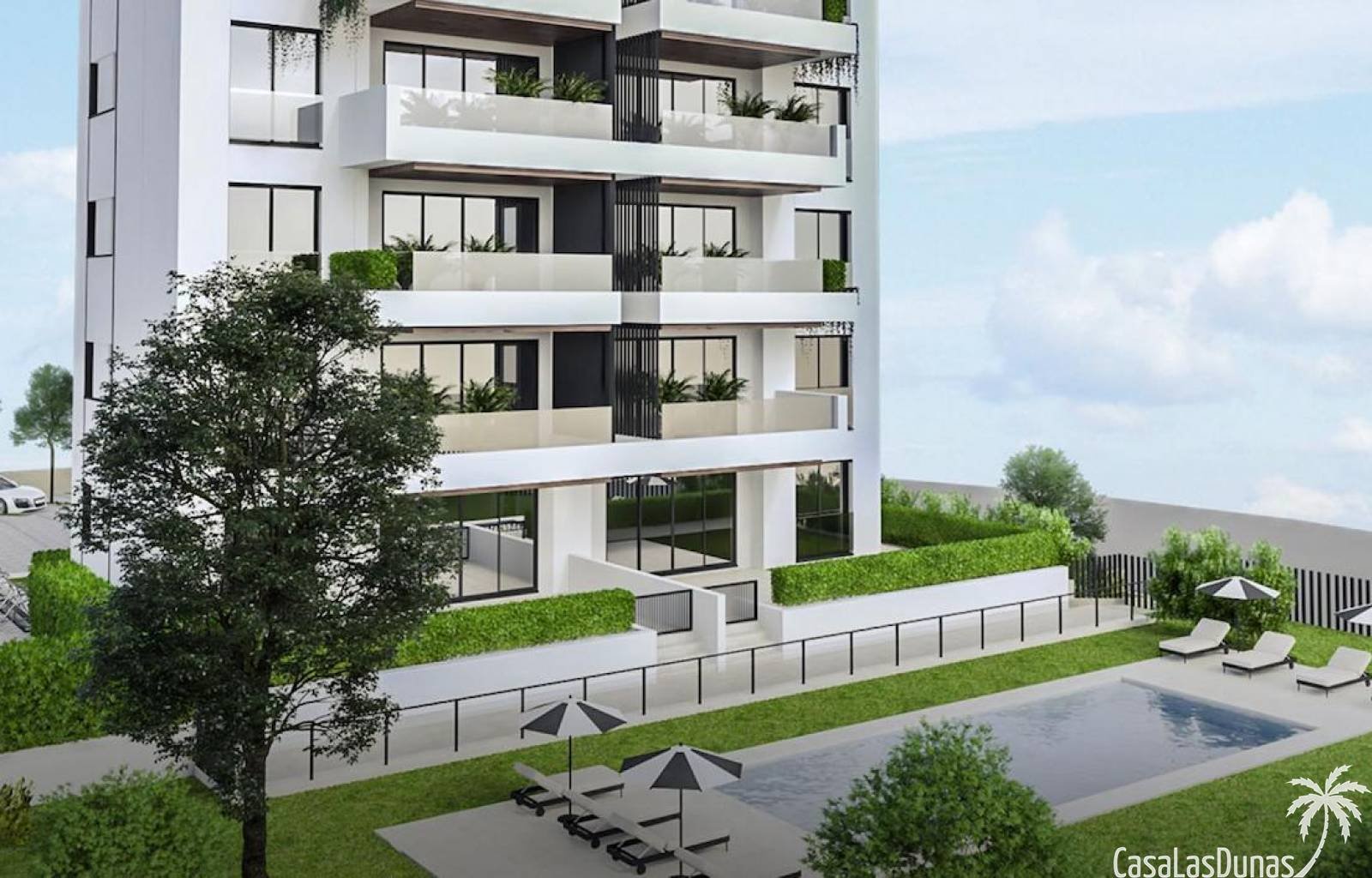  Eine Oase des Friedens und der Ruhe. Die Apartments liegen ganz in der Nähe des Mittelmeers und blicken auf das Naturschutzgebiet Las Dunas. Ein ansp