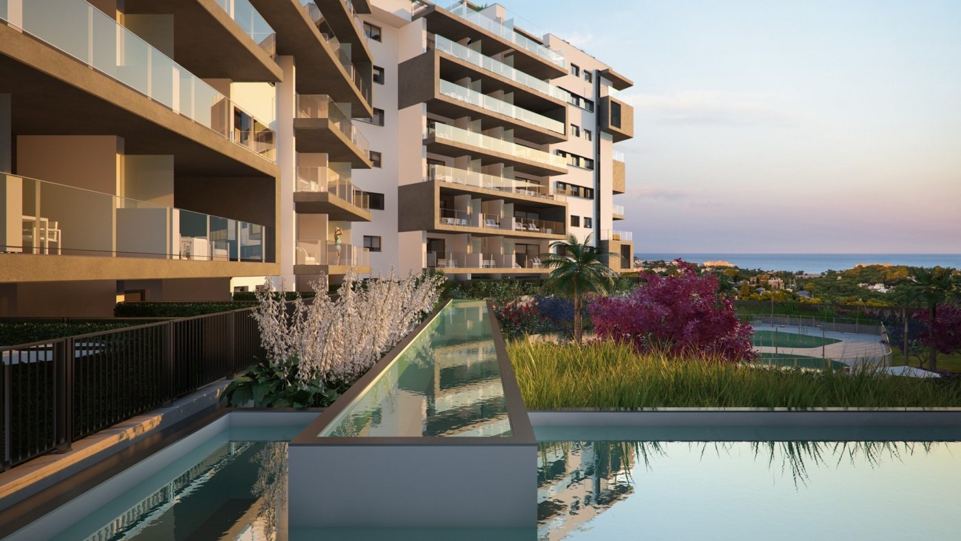 
												NEUBAU LUXUS-APARTMENTS IN SCHÖNER MODERNER WOHNANLAGE IN CAMPOAMOR unweit des Strandes.
 
Dieses 96m2 Apartment besteht aus 2 Schlafzimm