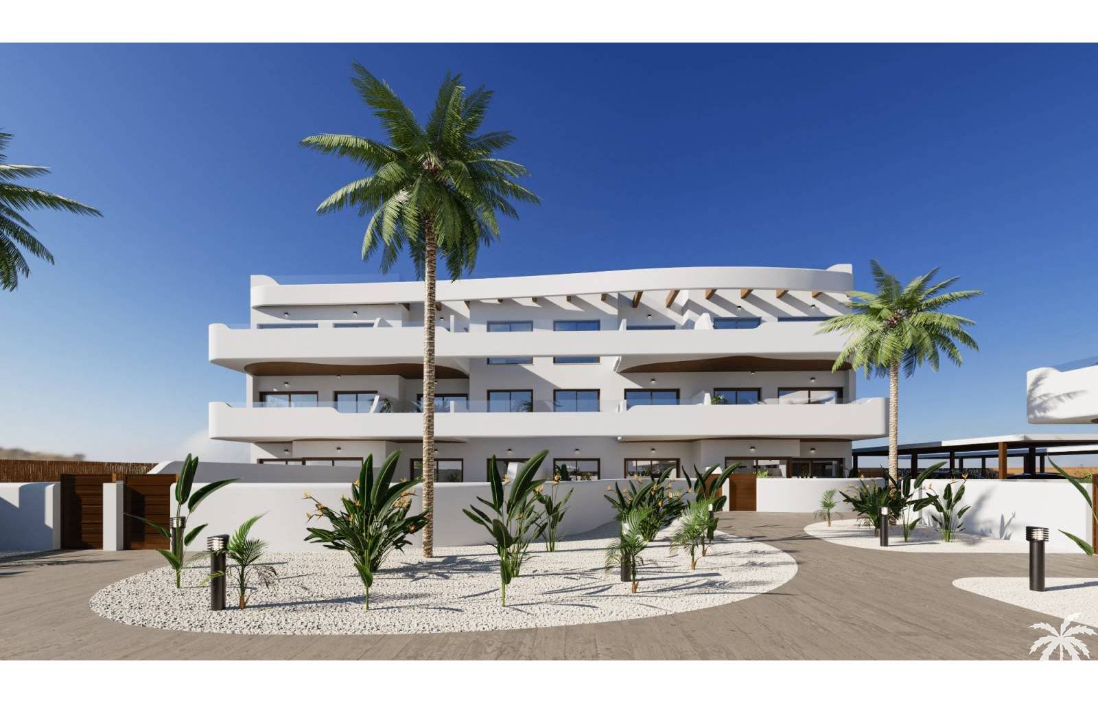  Ein wunderschöner Komplex aus Apartments mit 2 und 3 Schlafzimmern in Los Alcázares an der Costa Cálida. Die Lage bietet einen herrlichen Blick auf d
