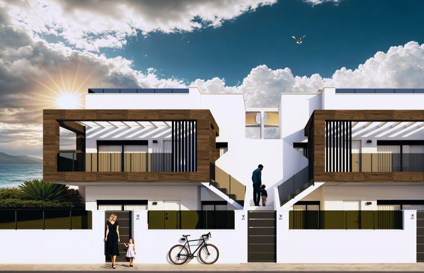 
												Neubau-Bungalows in San Pedro del Pinatar – Luxus und Natur am Meer

Erstklassige Lage in der Nähe von Stränden und Naturschutzgebiet
Ent