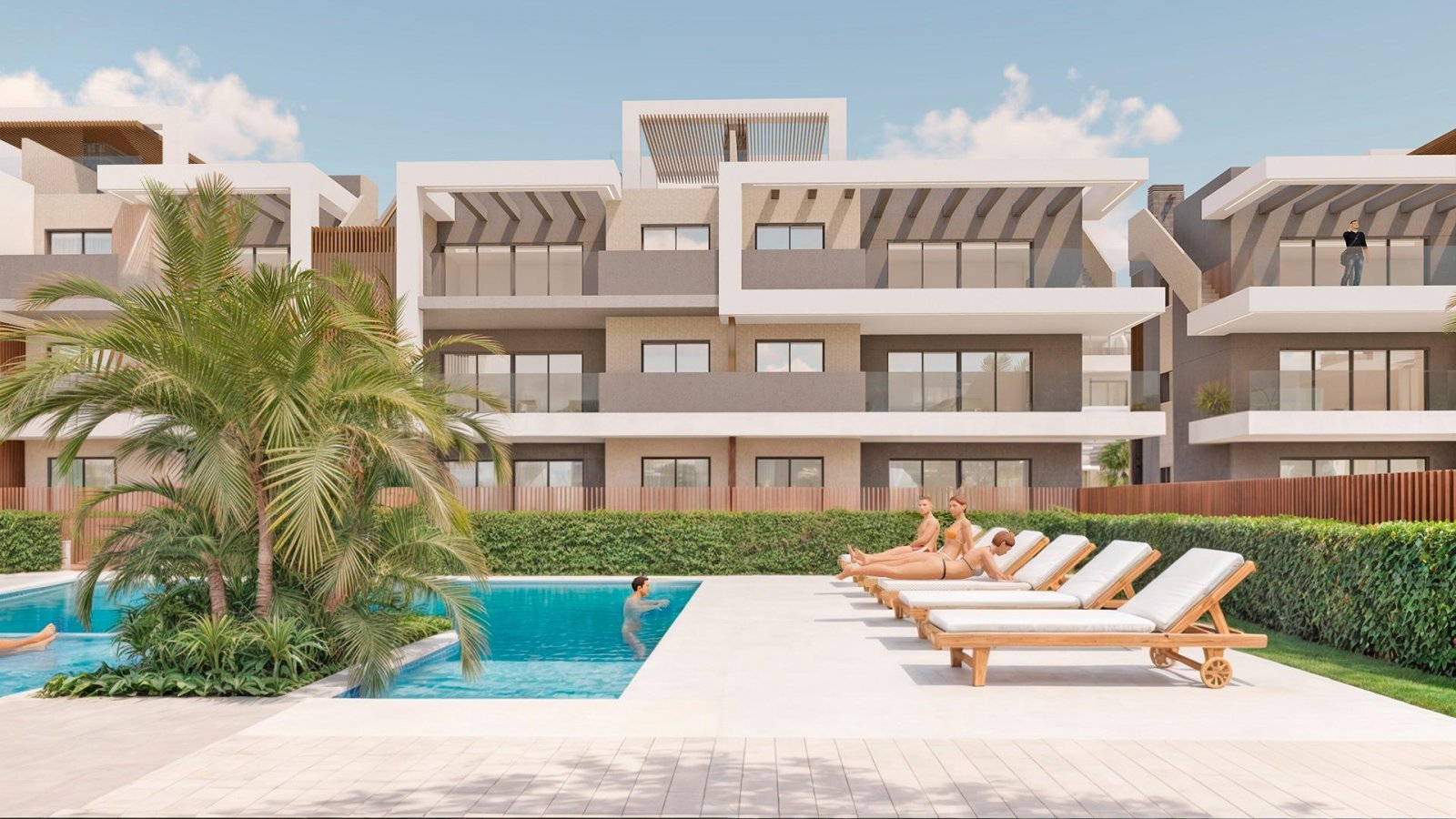 
												Luxuriöse Ferienwohnungen nur 150 m vom Strand Las Higuericas entfernt - Torre de la Horadada

Exklusive neue Wohnanlage mit Mietlizenz
W