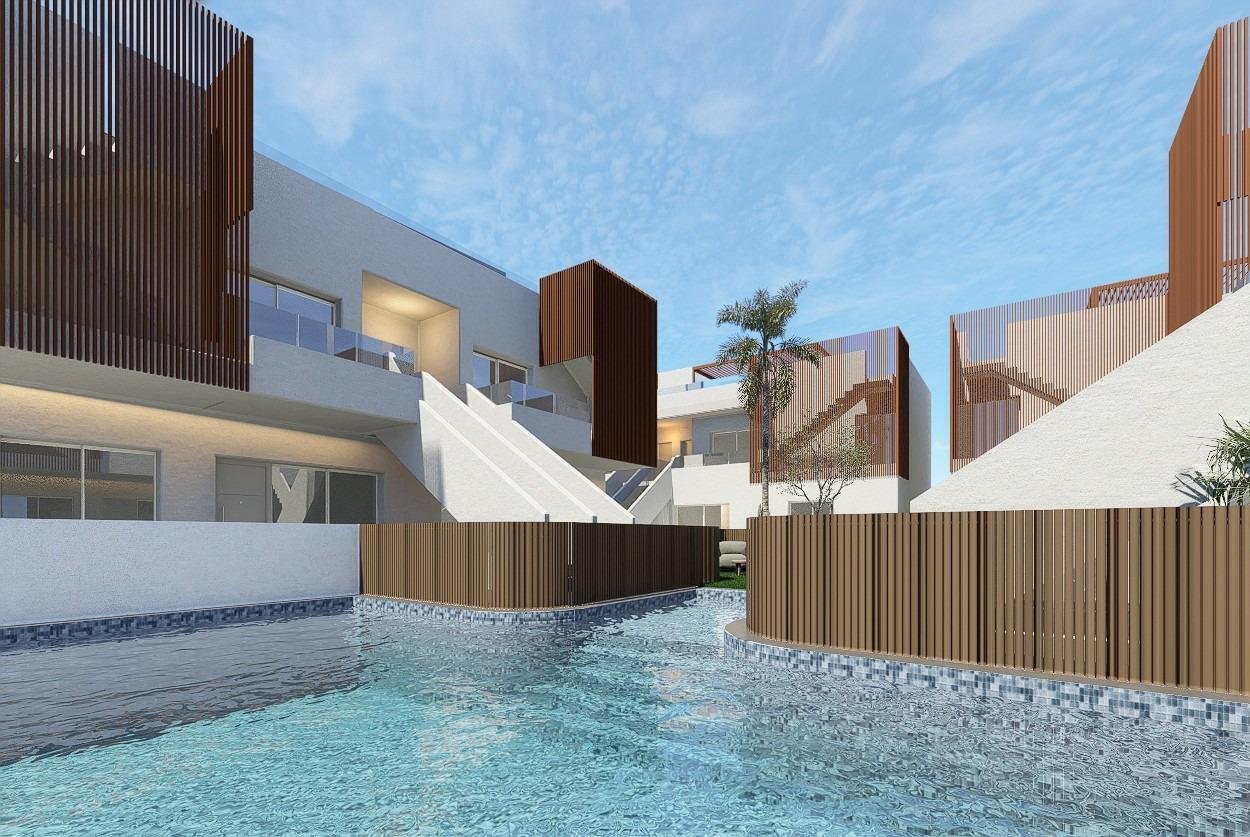 
												Neubau-Bungalows mit Gemeinschaftspool in Pilar de la Horadada - Costa Blanca Süd

Moderne Residenzen in der Nähe des Strandes und des St