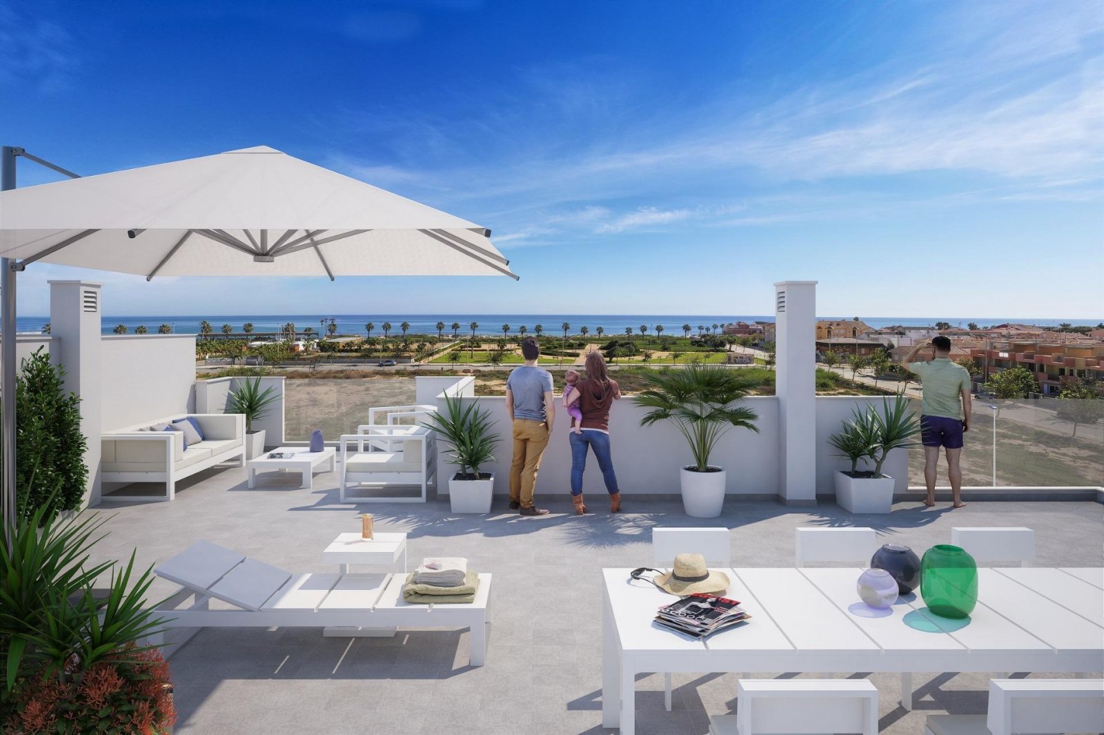 
												NEUBAU BUNGALOWS IN TORRE DE LA HORADADA

 Der New Build Residencial Komplex befindet sich nur wenige Meter von der Playa de las Higueric