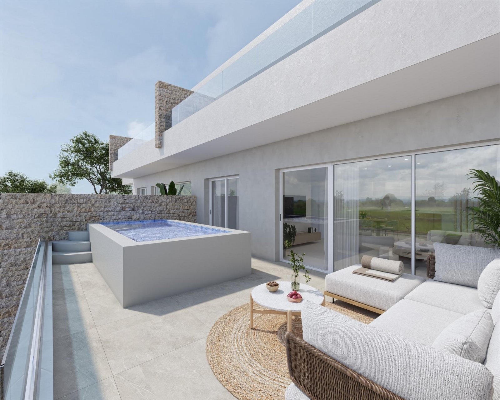 
												Neubauwohnungen in Pilar de la Horadada mit privatem Pool

Moderne Häuser in Strandnähe
Entdecken Sie diese exklusive Neubausiedlung in P