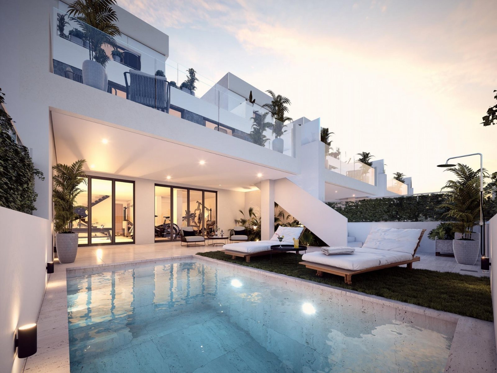 
												Luxuriöse Golfvillen in Los Alcázares, Murcia
Diese exklusive Kollektion von Luxusvillen in Los Alcázares, Murcia, befindet sich in perfe