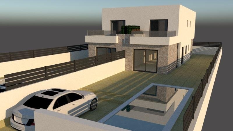 
												*SCHLÜSSELFERTIG* NEU GEBAUTE VILLA IN DAYA NUEVA - privater Pool und Garten. 

Diese schöne 98m2 Doppelhaushälfte ist über 2 Etagen geba