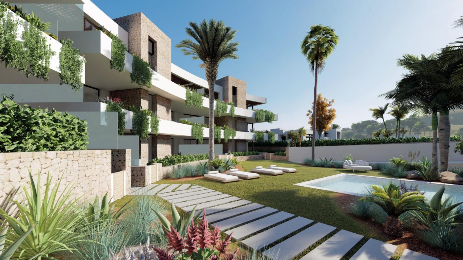 
												NEU GEBAUTE WOHNANLAGE IM LA MANGA CLUB RESORT  Neubau einer exklusiven Wohnanlage mit 42 Apartments, ideal für den Eigengebrauch oder al