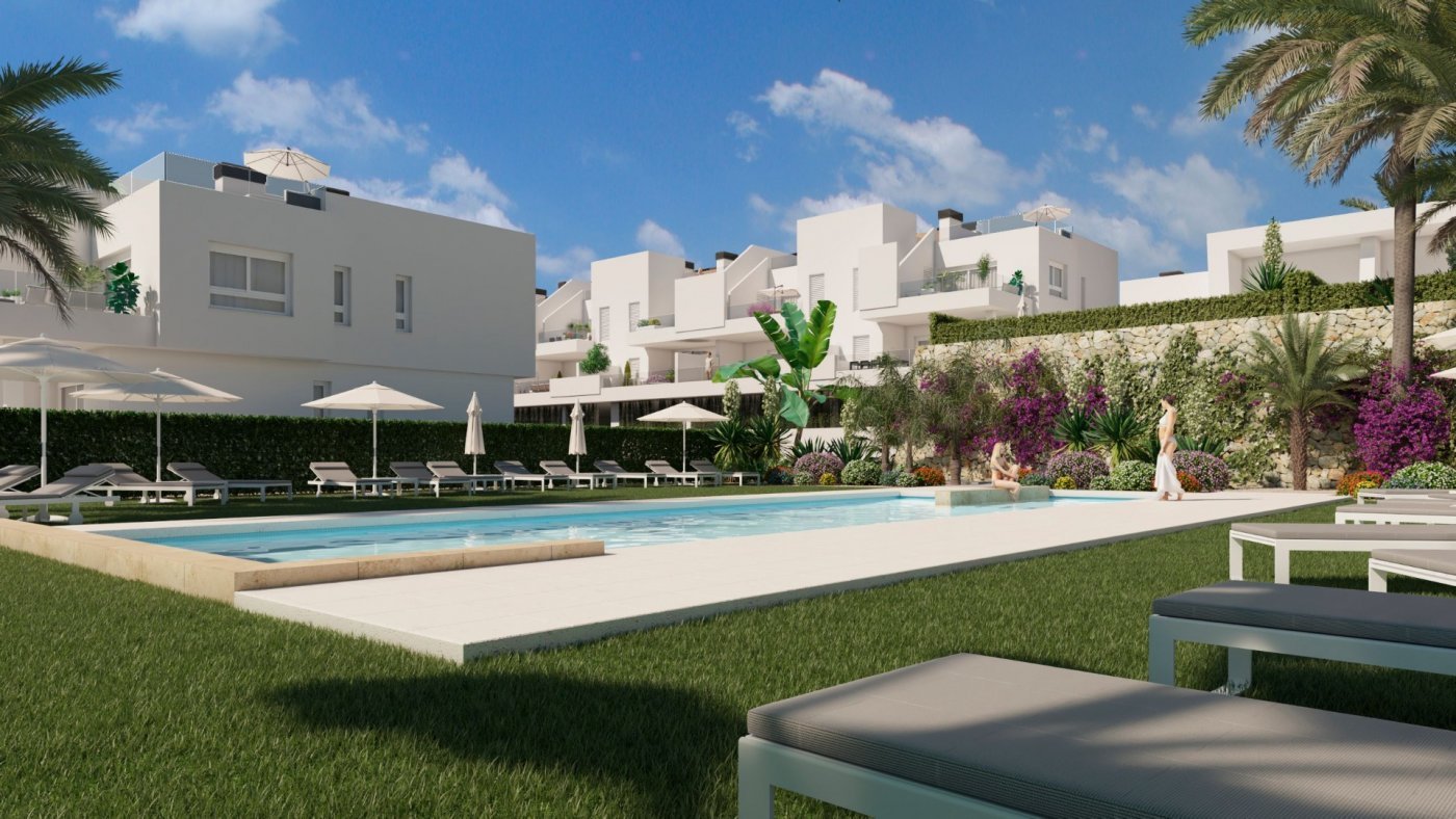 
												FANTASTISCHE NEUE ERDGESCHOSSWOHNUNG IN LA FINCA GOLF, ALGORFA - mit Gemeinschaftspool!
 
Diese 69m2 Erdgeschoss-Wohnung besteht aus 2 Sc