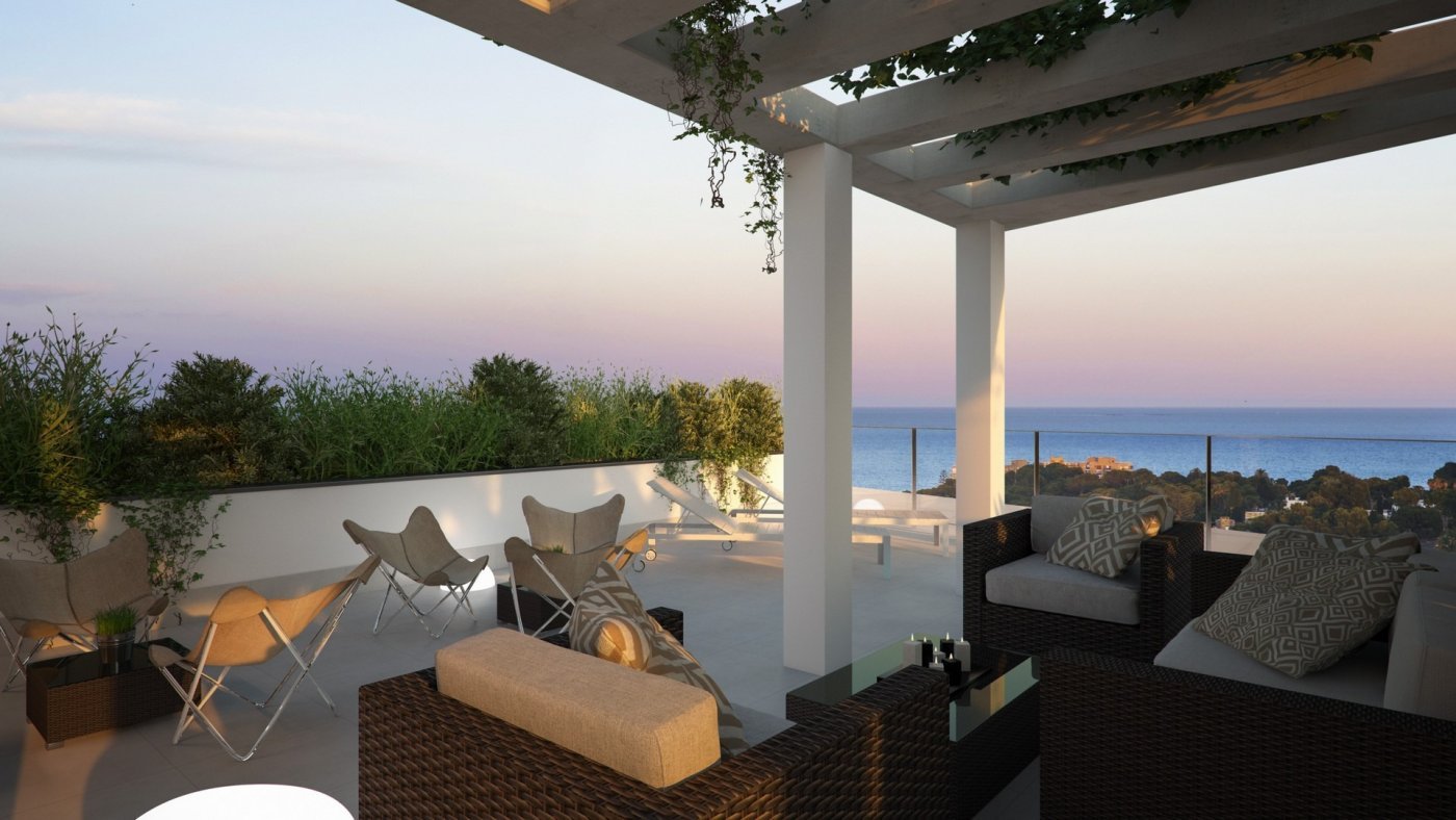 
												NEU GEBAUTE LUXURIÖSE PENTHOUSE-WOHNUNG IN CAMPOAMOR !!! - nur 1km vom Strand entfernt!

Diese 109m2 Penthouse-Wohnung besteht aus 2 Schl