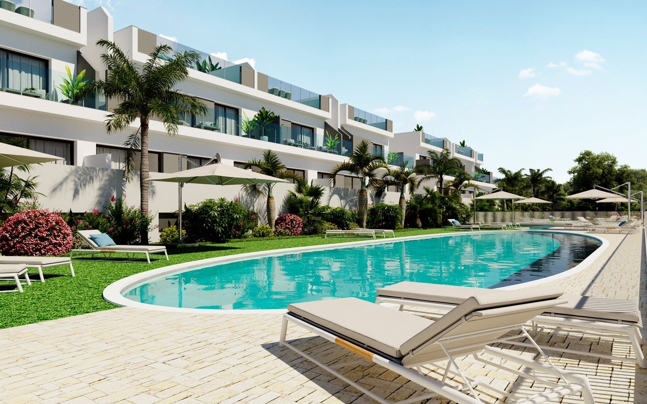 
												NEUBAU ERDGESCHOSSWOHNUNGEN, WOHNANLAGE IN LOS BALCONES, TORREVIEJA

Neubau Wohnanlage mit Doppelhaushälften und Bungalows in Los Balcone