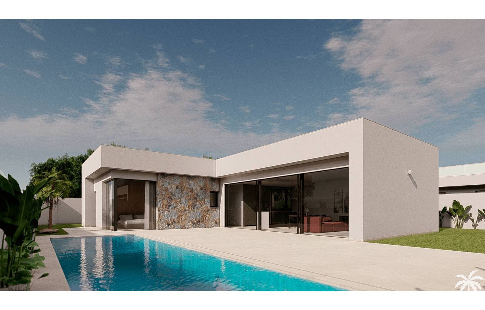  Diese wunderschönen Villen werden im sonnenverwöhnten Los Alcázares an der Costa Cálida gebaut. Das Haus verfügt über 3 Schlafzimmer und 2 Badezimmer