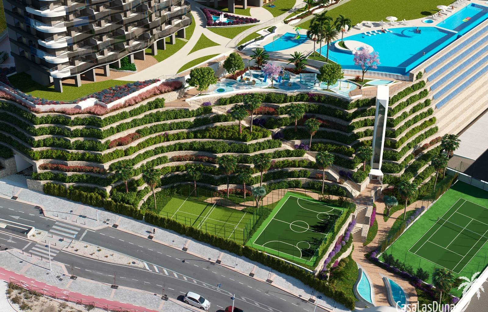  Zwei fantastische Wohntürme am Poniente-Strand in Benidorm mit unglaublichem Meerblick. Apartments mit 1,2,3 und 4 Schlafzimmern. Es gibt viele Gemei