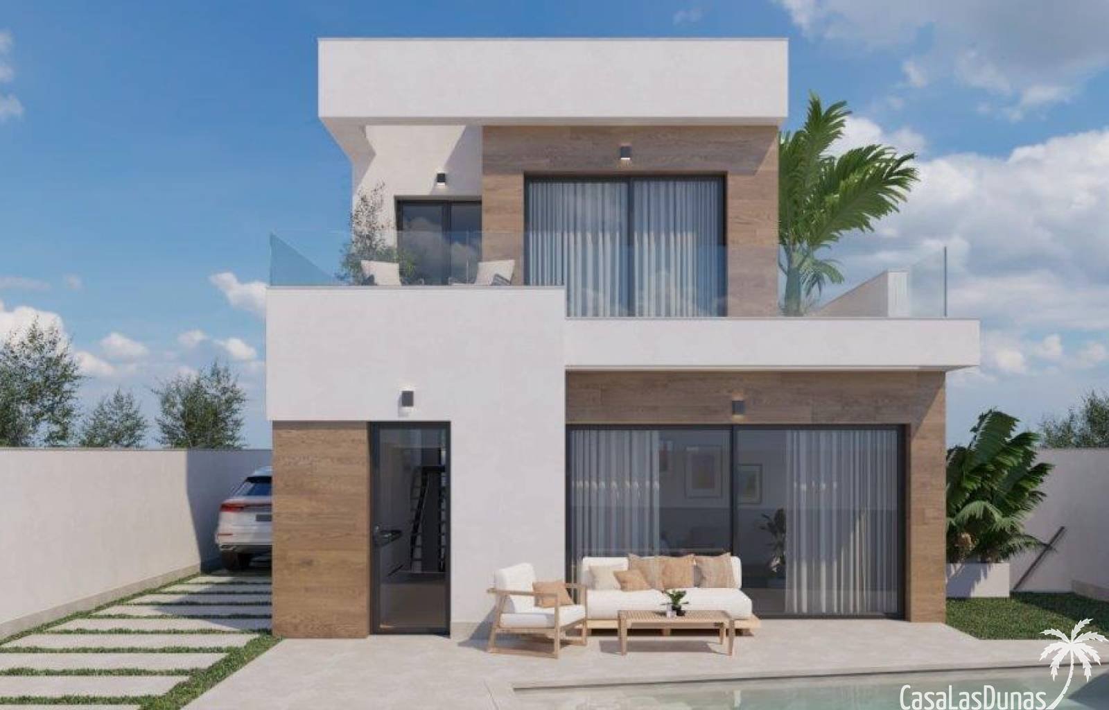  Diese einzigartige Villa befindet sich im wunderschönen Pilar de la Horada und ist mit 2 Schlafzimmern, 3 Badezimmern, einem Wohnzimmer und einer Küc