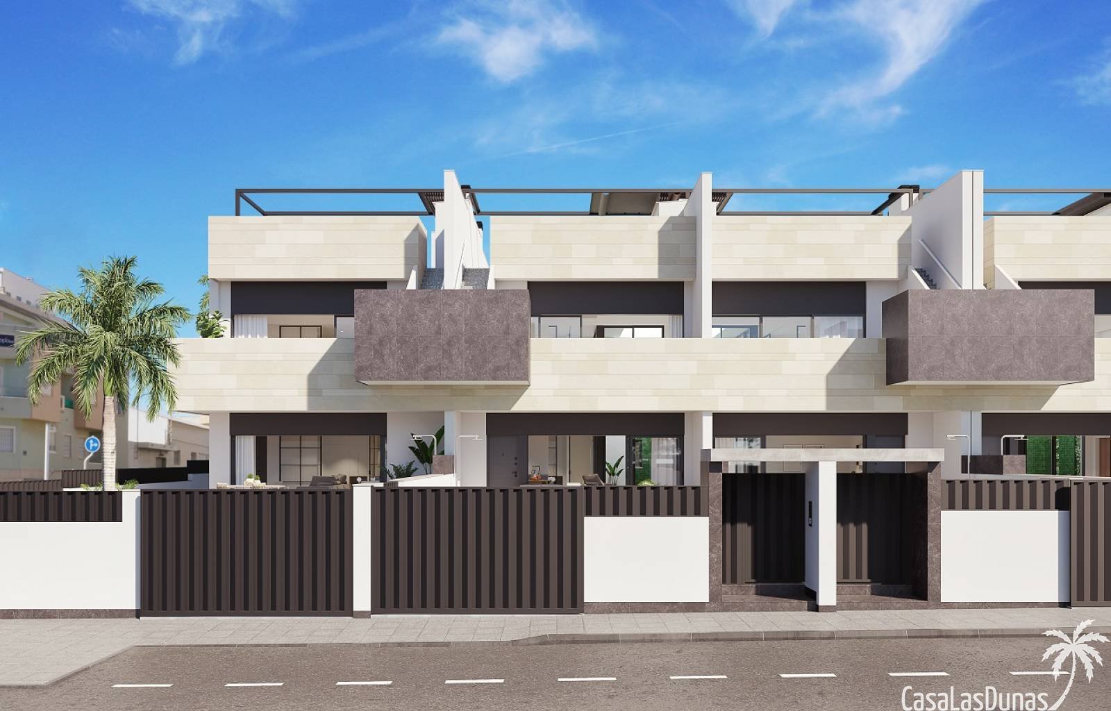  Diese luxuriösen Apartments mit drei Schlafzimmern und zwei Badezimmern verfügen über ein geräumiges und helles Wohnzimmer mit offener Küche. Die Bad