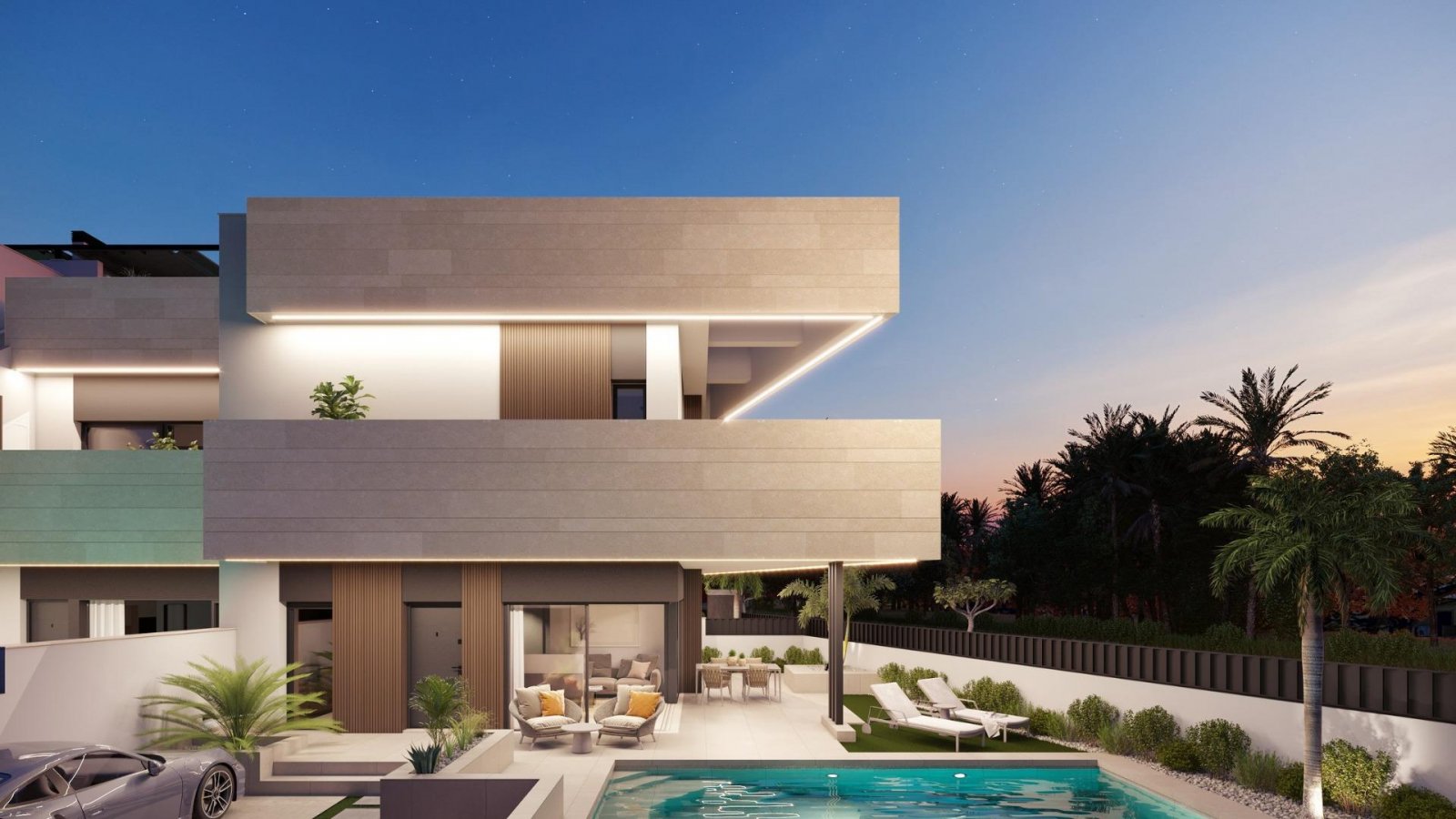 
												Boutique-Projekt mit neu gebauten Häusern mit privaten Pools in Pilar de la Horadada

Exklusive Wohnanlage in erstklassiger Lage an der C