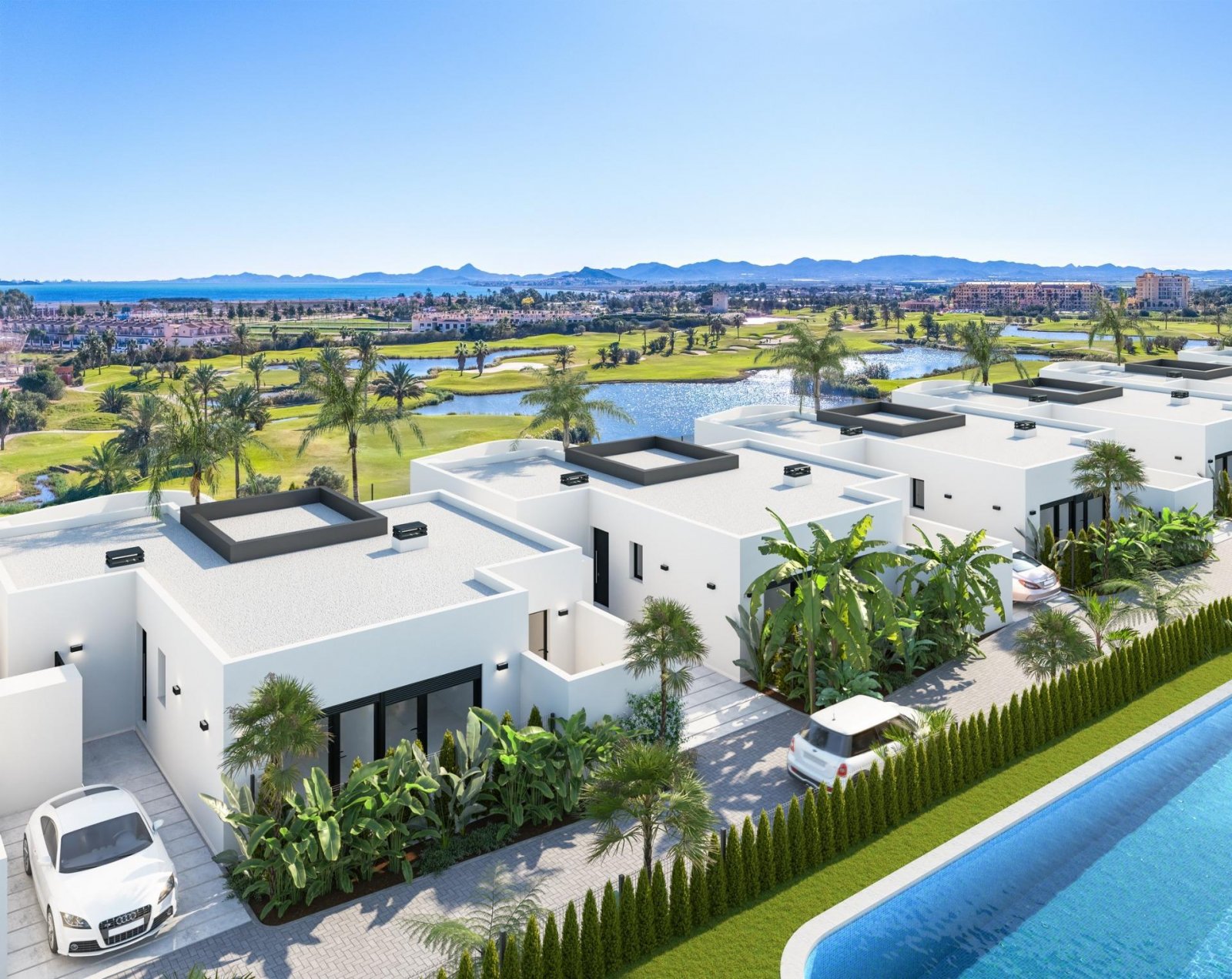 
												Neubauwohnungen an der Frontlinie des Golfplatzes La Serena in Los Alcázares

Moderne Apartments und Villen direkt am Golfplatz an der Co