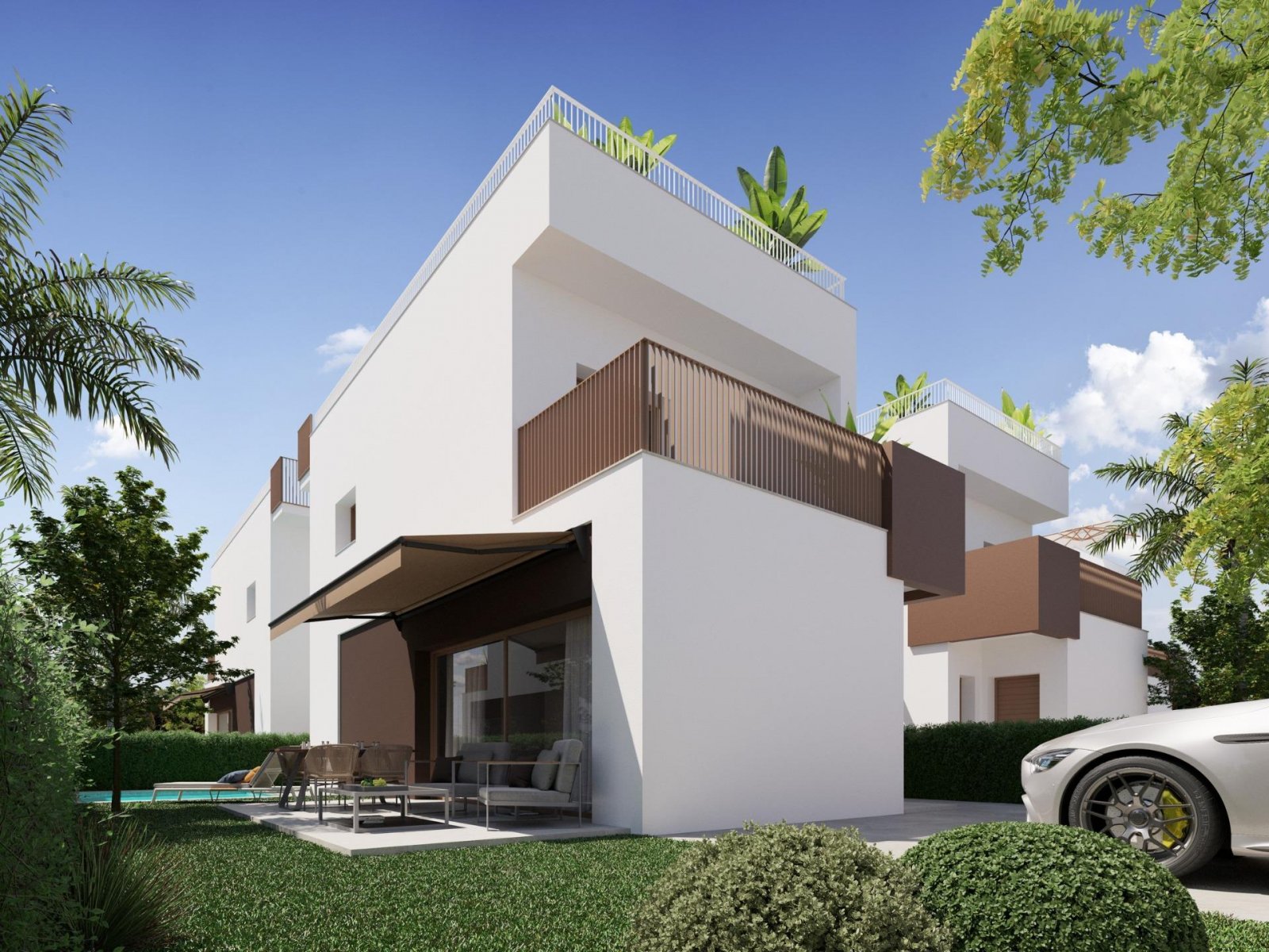 
												VILLA AM UFER DER PINET STRÄNDE!

 Villa in einem Wohnanlage am Strand von Pinet, neben der Stadt La Marina, in einer einzigartigen und e
