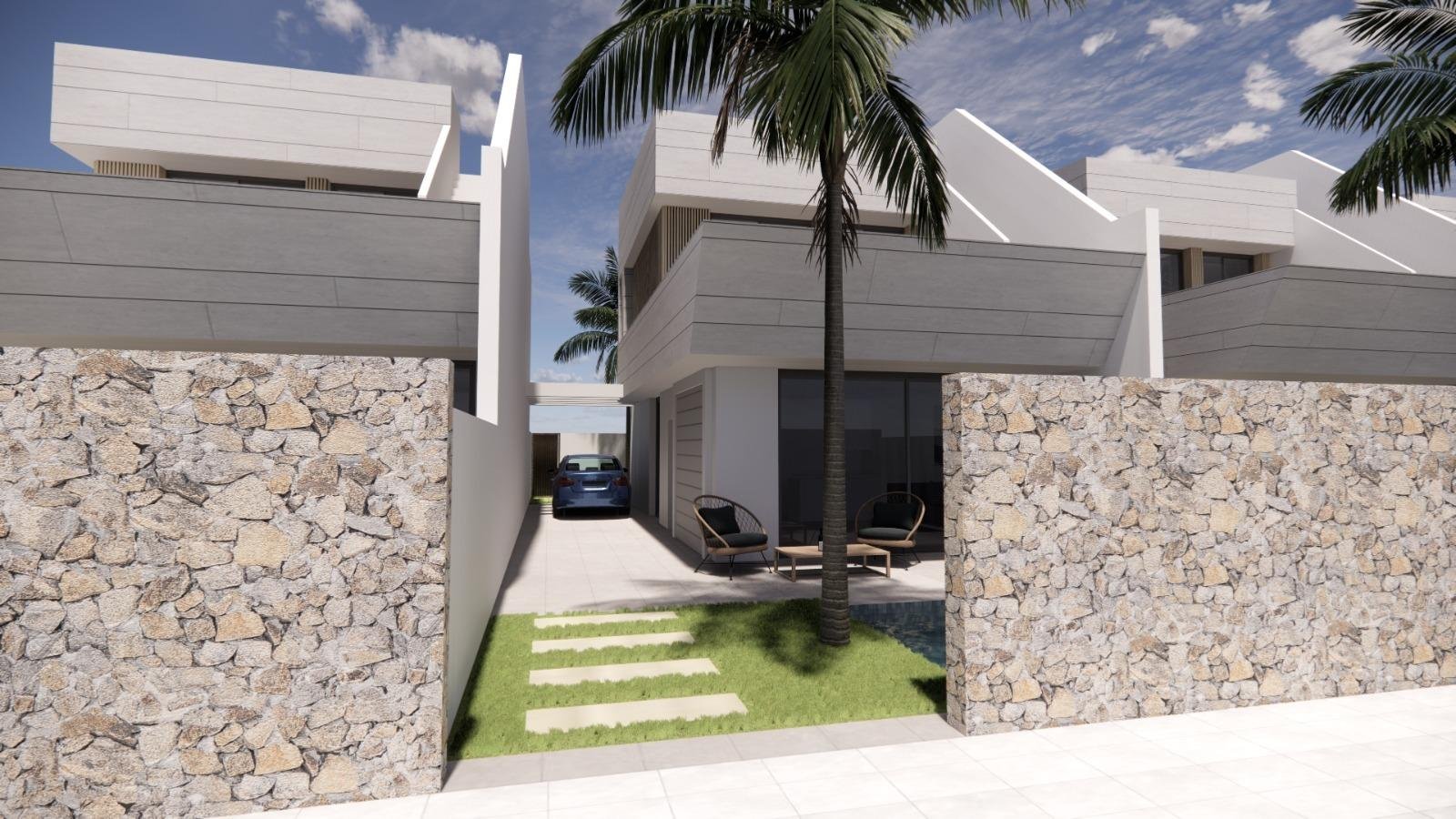 
												NEUBAU VILLEN IN SAN JAVIER

Neubauprojekt von freistehenden Villen in San Javier.

Die Neubauvillen verteilen sich auf zwei Etagen plus 