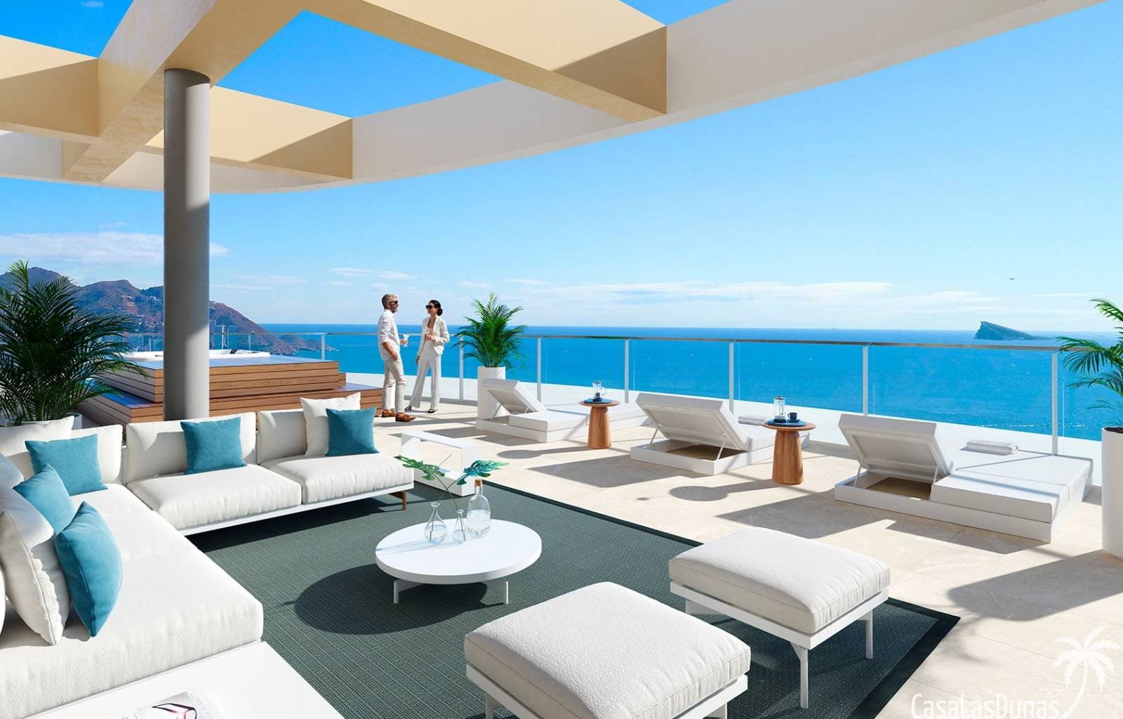  Zwei fantastische Wohntürme am Poniente-Strand in Benidorm mit unglaublichem Meerblick. Apartments mit 1,2,3 und 4 Schlafzimmern. Es gibt viele Gemei