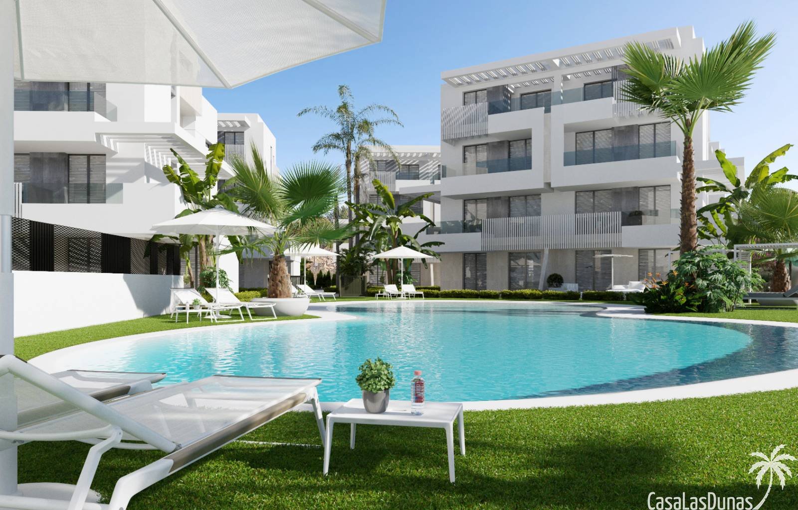  Wir freuen uns, Ihnen diese neuen Apartments vorstellen zu können, bestehend aus 2 oder 3 Schlafzimmern und zwei Badezimmern. Es besteht die Möglichk